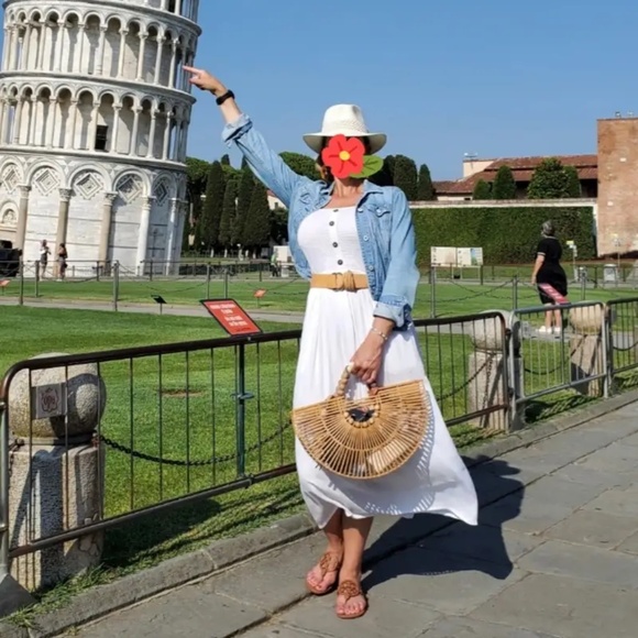 Louna Three Button Midi Dress Size M - Picture 5 of 13